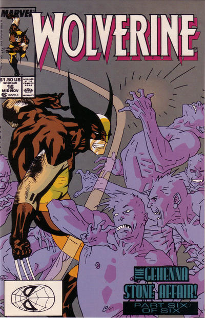 Wolverine 1988 #16 Direct ed. - back issue - $3.00