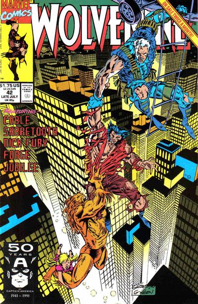 Wolverine 1988 #42 Direct ed. - back issue - $4.00