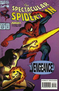 The Spectacular Spider-Man 1976 #212 Direct Edition - back issue - $3.00