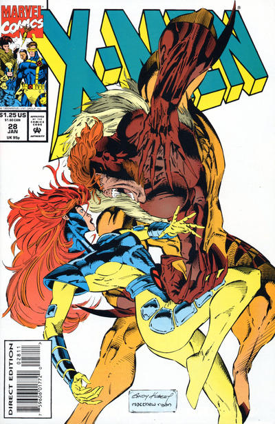 X-Men 1991 #28 Direct Edition - back issue - $4.00