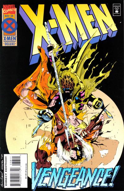 X-Men 1991 #38 Deluxe Direct Edition - back issue - $4.00