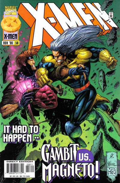 X-Men 1991 #58 Direct Edition - back issue - $4.00