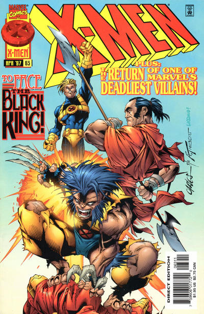 X-Men 1991 #63 Direct Edition - back issue - $4.00