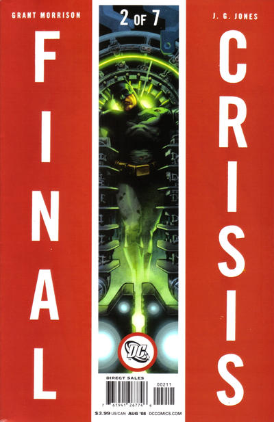 Final Crisis #2 Sliver Cover - back issue - $4.00