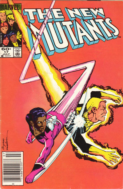 The New Mutants #17 Newsstand ed. - reader copy - $2.00