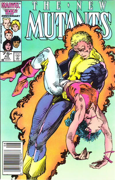 The New Mutants #42 Newsstand ed. - back issue - $4.00