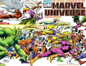 The Official Handbook of the Marvel Universe Deluxe Edition #1 - back issue - $4.00