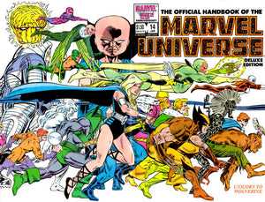 The Official Handbook of the Marvel Universe Deluxe Edition #14 Direct ed. - back issue - $3.00