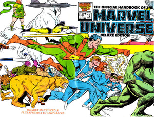 The Official Handbook of the Marvel Universe Deluxe Edition #15 Direct ed. - back issue - $3.00