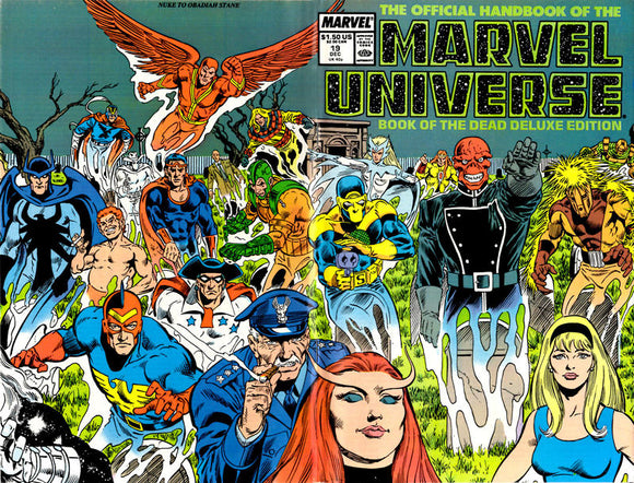 The Official Handbook of the Marvel Universe Deluxe Edition #19 - back issue - $3.00