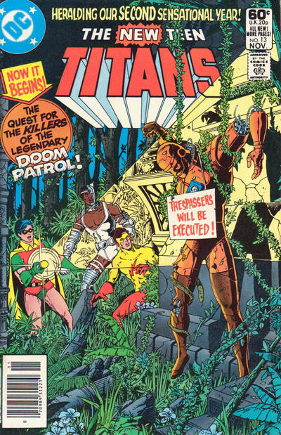 The New Teen Titans 1980 #13 Newsstand ed. - back issue - $4.00