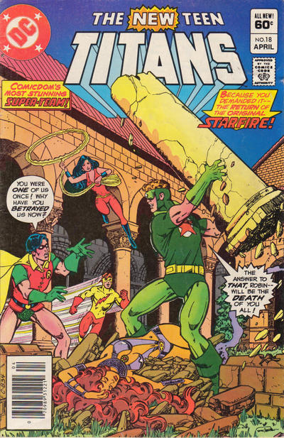 The New Teen Titans 1980 #18 Newsstand ed. - back issue - $4.00