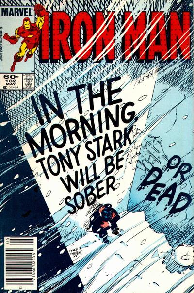 Iron Man #182 Newsstand ed. - back issue - $3.00
