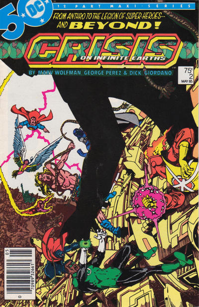 Crisis on Infinite Earths 1985 #2 Newsstand ed. - back issue - $5.00