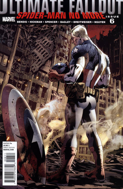 Ultimate Fallout #6 Bryan Hitch cover - back issue - $14.00