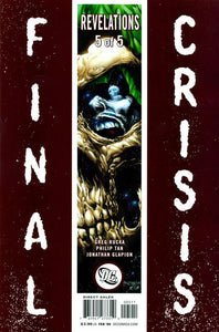 Final Crisis: Revelations #5 Sliver Cover - back issue - $4.00