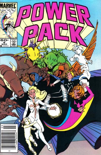 Power Pack 1984 #8 Newsstand ed. - back issue - $4.00