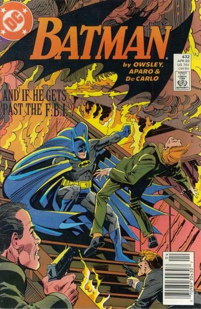 Batman 1940 #432 Newsstand ed. - back issue - $3.00