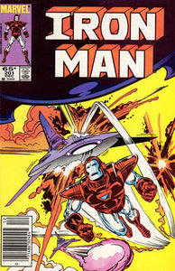 Iron Man #201 Newsstand ed. - back issue - $3.00