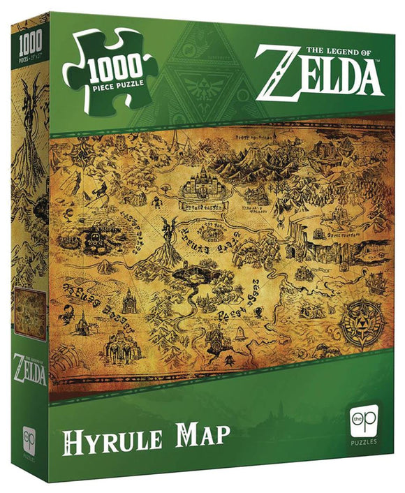 ZELDA HYRULE MAP 1000 PC PUZZLE