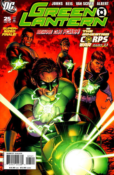 Green Lantern #25 Gary Frank Cover - CGC 9.8 - $275.00