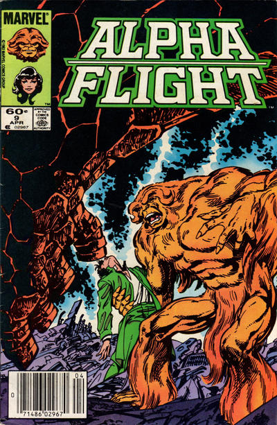 Alpha Flight 1983 #9 Newsstand ed. - back issue - $4.00