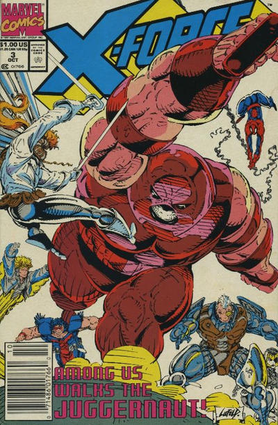X-Force 1991 #3 Newsstand ed. - back issue - $4.00