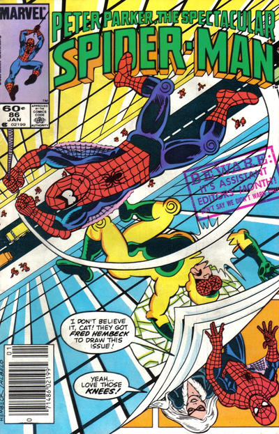 The Spectacular Spider-Man #86 Newsstand ed. - reader copy - $4.00