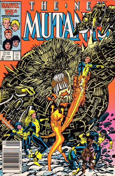 The New Mutants #47 Newsstand ed. - back issue - $4.00