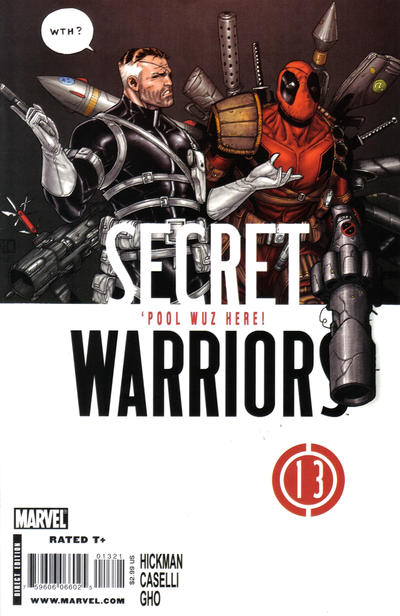 Secret Warriors 2009 #13 Deadpool Variant - back issue - $10.00