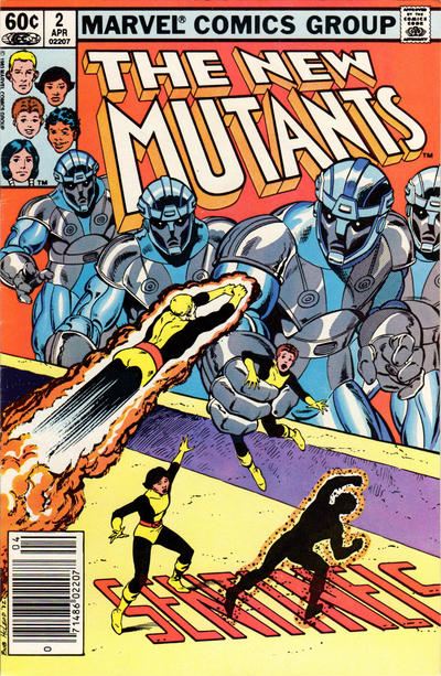 The New Mutants 1983 #2 Newsstand ed. - back issue - $5.00
