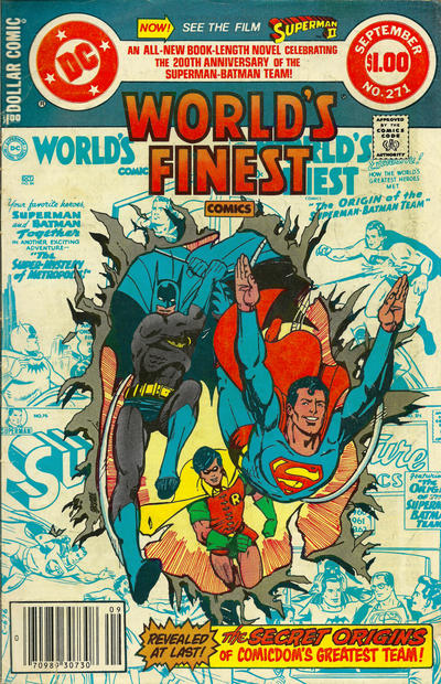 World's Finest Comics 1941 #271 Newsstand ed. - back issue - $4.00