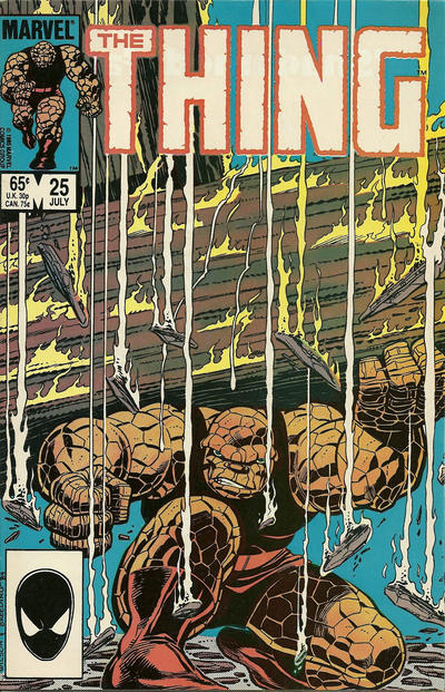 The Thing #25 Newsstand ed. - back issue - $4.00