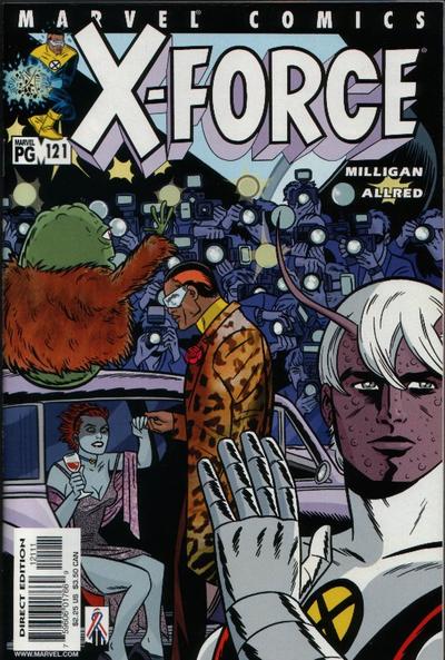 X-Force 1991 #121 Direct Edition - back issue - $4.00