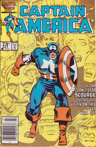 Captain America #319 Newsstand ed. - back issue - $3.00