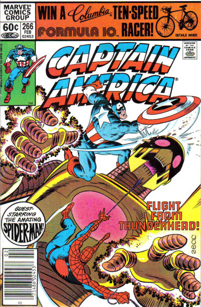 Captain America #266 Newsstand ed. - back issue - $5.00