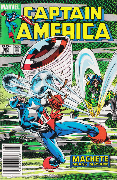 Captain America #302 Newsstand ed. - back issue - $3.00