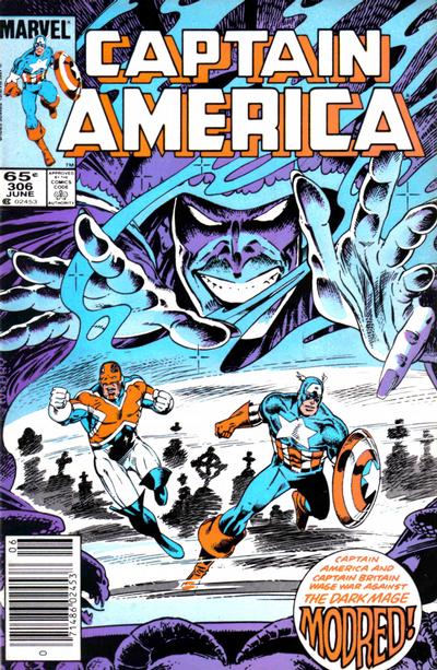 Captain America #306 Newsstand ed. - back issue - $3.00