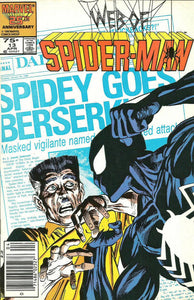 Web of Spider-Man 1985 #13 Newsstand ed. - back issue - $4.00