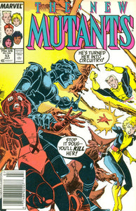 The New Mutants #53 Newsstand ed. - back issue - $3.00