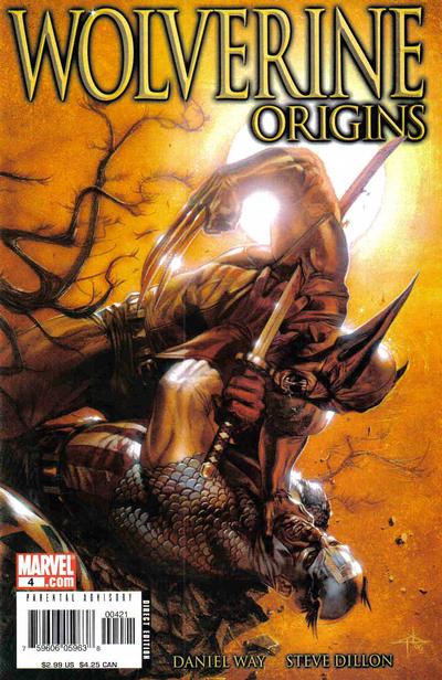 Wolverine: Origins #4 Dell'Otto Cover - back issue - $5.00