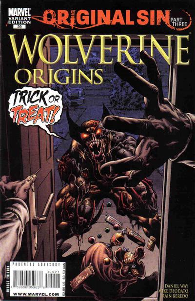 Wolverine: Origins #29 Zombie Variant - back issue - $7.00