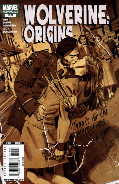 Wolverine: Origins #38 40's Decade Variant - back issue - $10.00