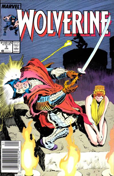 Wolverine #3 Newsstand ed. - back issue - $7.00