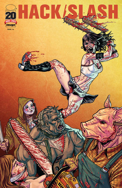 Hack/Slash #16 Cover A Ryan Browne - back issue - $4.00