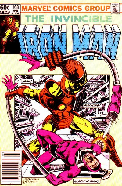 Iron Man 1968 #168 Newsstand ed. - back issue - $5.00
