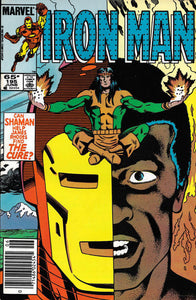 Iron Man #195 Newsstand ed. - back issue - $3.00