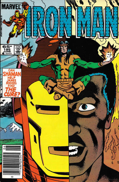 Iron Man #195 Newsstand ed. - back issue - $3.00