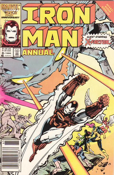 Iron Man Annual #8 Newsstand ed. - back issue - $3.00