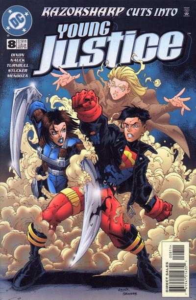 Young Justice 1998 #8 Direct Sales - back issue - $3.00